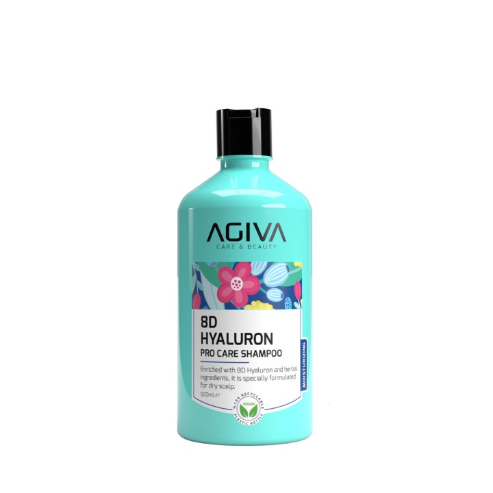 Szampon hialuronowy Agiva 8D Hyaluron Pro 500 ml