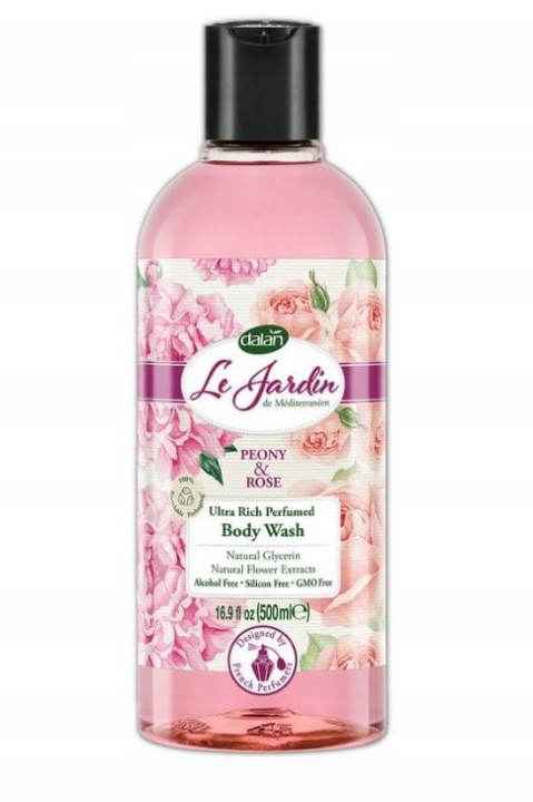 Żel pod prysznic Piwonia &amp;  Róża Le Jardin Dalan  500 ml