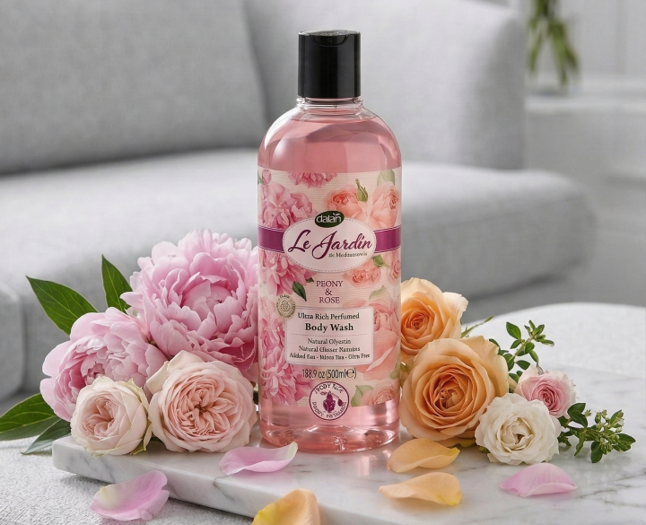 Żel pod prysznic Piwonia &amp;  Róża Le Jardin Dalan  500 ml