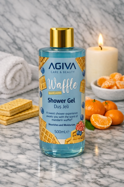 Żel pod prysznic mandarynkowe wafelki Agiva 500ml