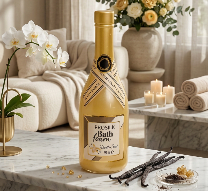 Płyn do Kąpieli  Wanilia  ProSilk 750 ml