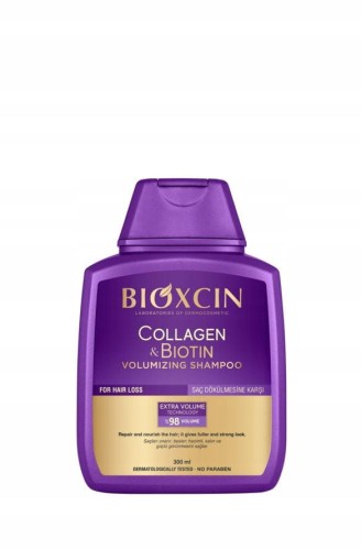 Szampon na objętość i wzmocnienie  Collagen &amp; Biotin Bioxcin 300 ml