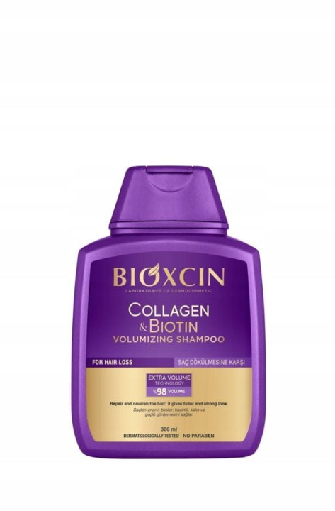 Szampon na objętość i wzmocnienie  Collagen &amp; Biotin Bioxcin 300 ml