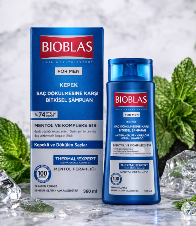 Szampon Bioblas MEN przeciw wypadaniu włosów i przeciwłupieżowy 360 ml