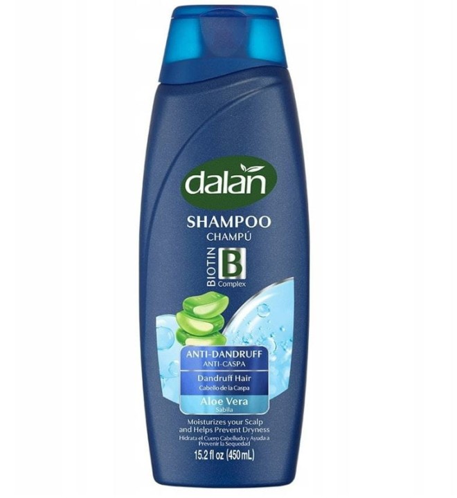 Szampon przeciwłupieżowy z aloesem Dalan Biotin Complex 450 ml