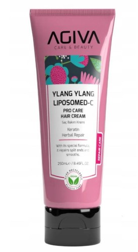 Regenerująca odżywka do włosów z keratyną i ylang-ylang Agiva 250 ml