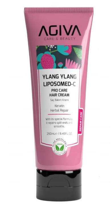 Regenerująca odżywka do włosów z keratyną i ylang-ylang Agiva 250 ml