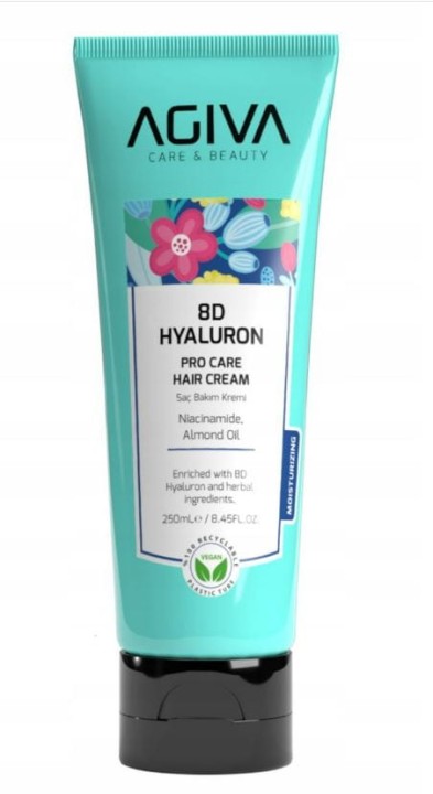 Nawilżająca i regenerująca odżywka do włosów Agiva Hyalouron 250 ml