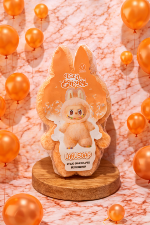Labusoap - Brzoskwinia mydło w gąbce dla dzieci