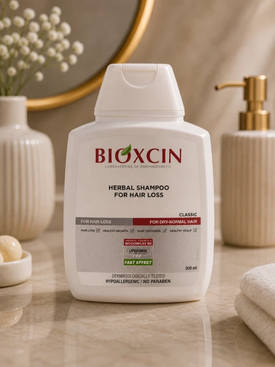 Szampon ziołowy do włosów przetłuszczających się Bioxcin 300 ml
