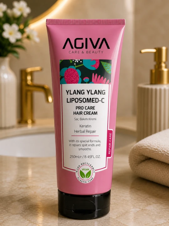 Regenerująca odżywka do włosów z keratyną i ylang-ylang Agiva 250 ml