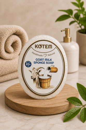 Mydło - gąbka Kozie mleko 125 g KOTEM