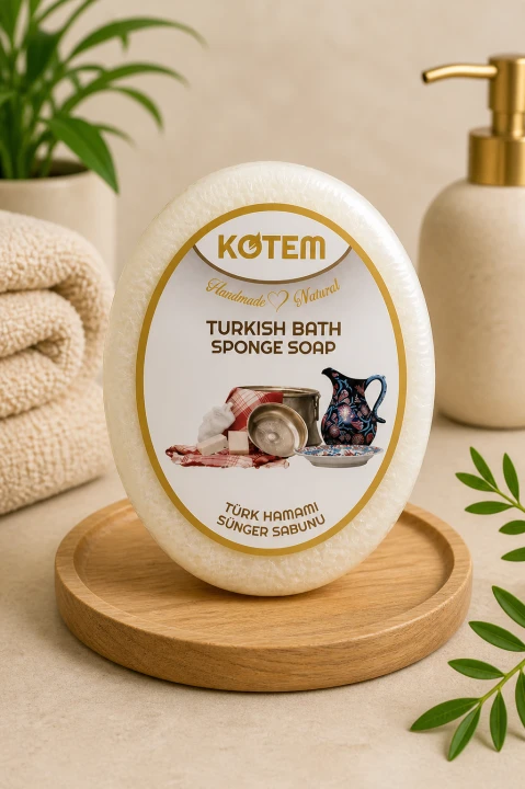 Mydło-gąbka - Turkish Bath Sponge Soap KOTEM