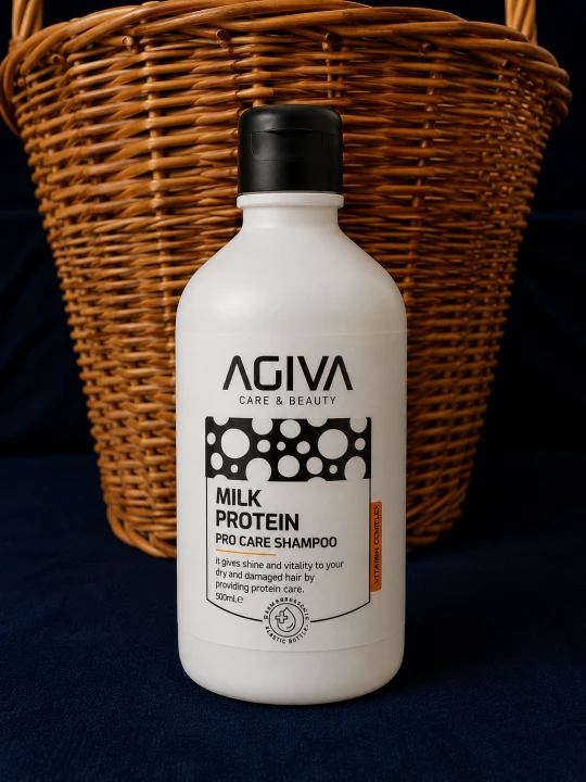 Szampon do włosów z proteinami mlecznymi Agiva 500 ml