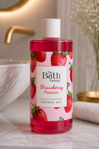 The Bath Factory Strawberry Passion – Żel pod prysznic 400 m