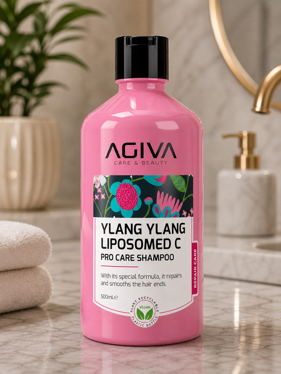 Regenerujący szampon do włosów Agiva Ylang Ylang Liposomed 500 ml